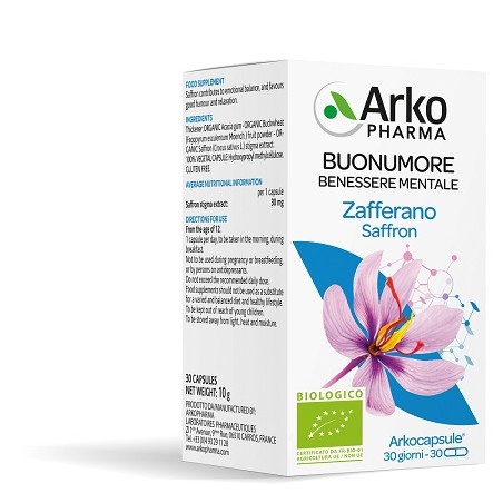 Arko Capsule Zafferano Bio 30 Capsule Arko Capsule Zafferano Bio 30 Capsule