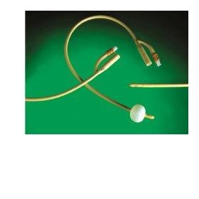 Catetere Uretrale Foley In Lattice Siliconato Ch18 Per Cateterizzazione Vescicale Prodotto In Lattice Medicale E Trattato In Sil