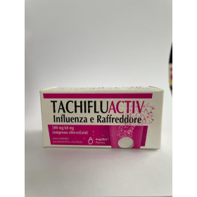 Tachifluactiv Influenza E Raffreddore 500 Mg/60 Mg Compresse Effervescentiparacetamolo/pseudoefedrina Cloridrato