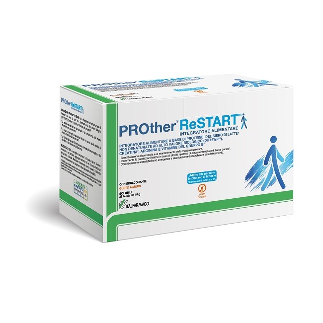 Prother Restart 28 Bustine Agrumi Con Edulcorante Senza Glutine Prother Restart 28 Bustine Agrumi Con Edulcorante Senza Glutine