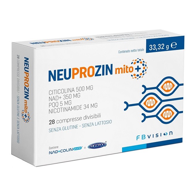 Neuprozin Mito + 28 Compresse Divisibili Senza Glutine E Lattosio Con Nad+colin Pure E Mgcpqq Neuprozin Mito + 28 Compresse Divisibili Senza Glutine E Lattosio Con Nad+colin Pure E Mgcpqq