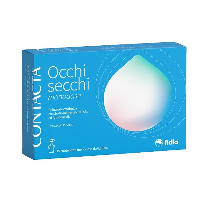 Contacta Occhi Secchi Monodose 15 Contenitori Monodose Da 0,35 Ml Contacta Occhi Secchi Monodose 15 Contenitori Monodose Da 0,35 Ml