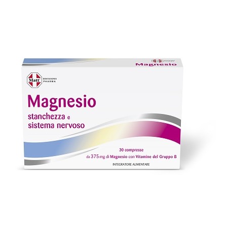 Matt Divisione Pharma Magnesio Stanchezza E Sistema Nervoso 30 Compresse Matt Divisione Pharma Magnesio Stanchezza E Sistema Nervoso 30 Compresse