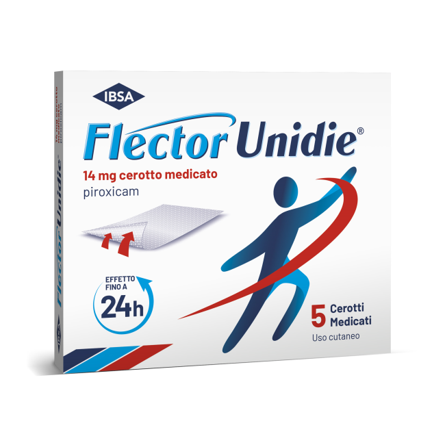 Flector Unidie 14 Mg, Cerotto Medicato Piroxicam Flector Unidie 14 Mg, Cerotto Medicato Piroxicam