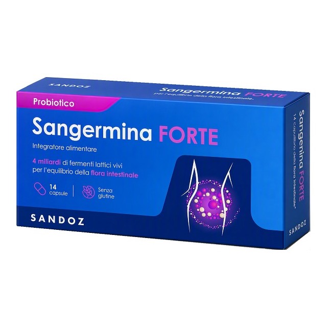 Sangermina Forte 14 Capsule Da 295 Mg Senza Glutine Sangermina Forte 14 Capsule Da 295 Mg Senza Glutine