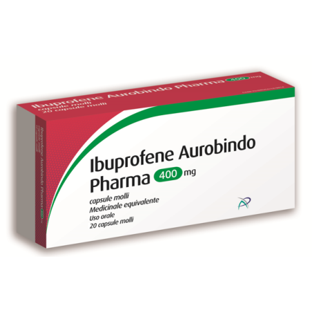 Ibuprofene Aurobindo Pharma 400 Mg Capsule Molli Medicinale Equivalente Ibuprofene Aurobindo Pharma 400 Mg Capsule Molli Medicinale Equivalente