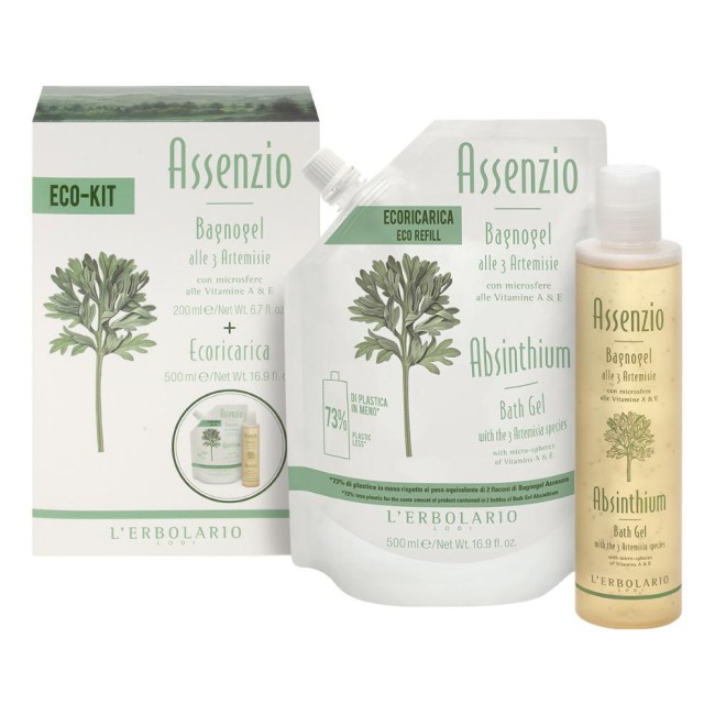 Assenzio Bagnoschiuma 200 Ml + Ecoricarica 500 Ml