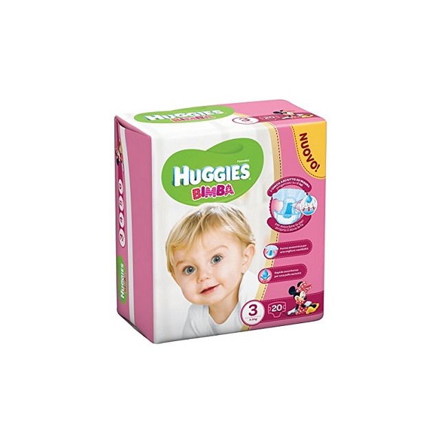 HUGGIES BASE GIRL 3 20PZ