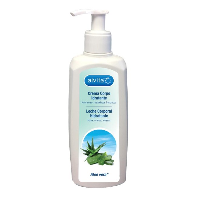 Alvita Crema Corpo Idratante Aloe Vera 400 Ml