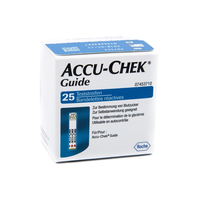 ACCU-CHEK GUIDE 25 STRIPS RETA
