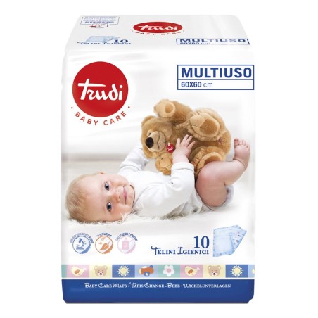 Trudi Baby Care Telini Multiuso 60x60 Cm 10 Pezzi Trudi Baby Care Telini Multiuso 60x60 Cm 10 Pezzi
