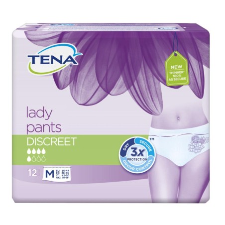 TENA SILHOUETTE BLANC M 12PZ TENA SILHOUETTE BLANC M 12PZ