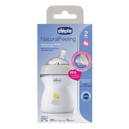 Chicco Biberon Nat Feel Pp 2m+ 250 Ml Unisex