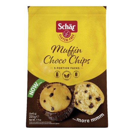 SCHAR MUFFIN CHOCO CHIP 225G