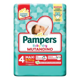 Pampers Baby Dry Pannolino Mutandina Maxi Small Pack 16 Pezzi