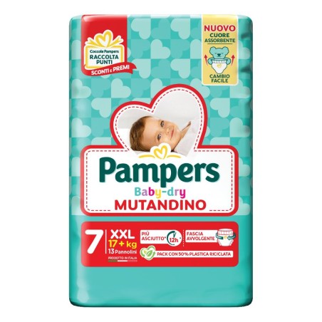 Pampers Baby Dry Pannolino Mutandina Xxl Small Pack 13 Pezzi