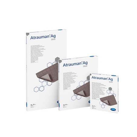 ATRAUMAN MEDIC AG 5X5CM 3PZ
