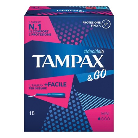 TAMPAX&GO MINI 18PZ