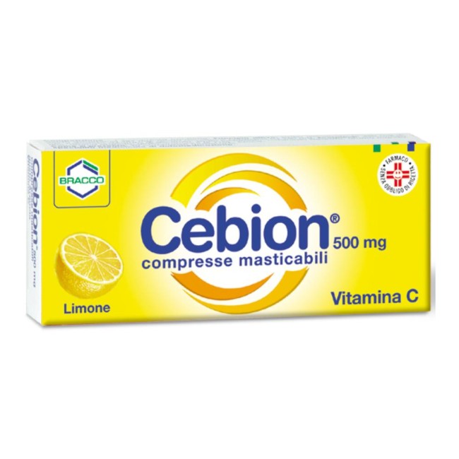 Cebion 500 20 Compresse Masticabili 500 Mg Limone