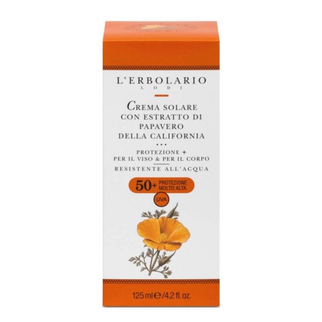 Crema Solare Papavero Spf50+ 125 Ml