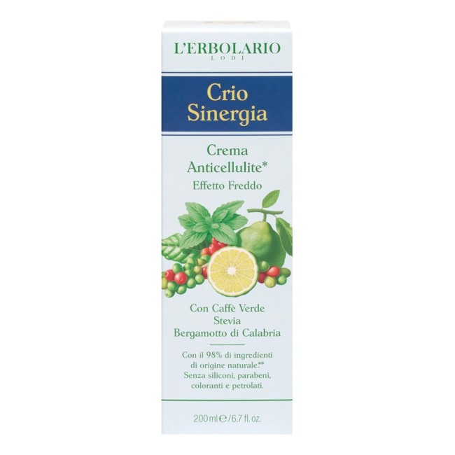 Crio Sinergia Crema Anticellulite Effetto Freddo 200 Ml