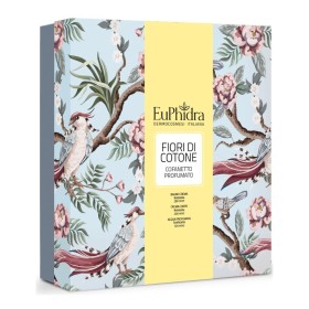 Euphidra Floreali Cofanetto Fiori Di Cotone Da 1 Bagno Crema+1 Acqua Profumata+1 Saponetta Vegetale