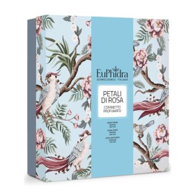 Euphidra Floreali Cofanetto Petali Di Rosa Da 1 Bagno Crema +1 Acqua Profumata+1 Saponetta Vegetale