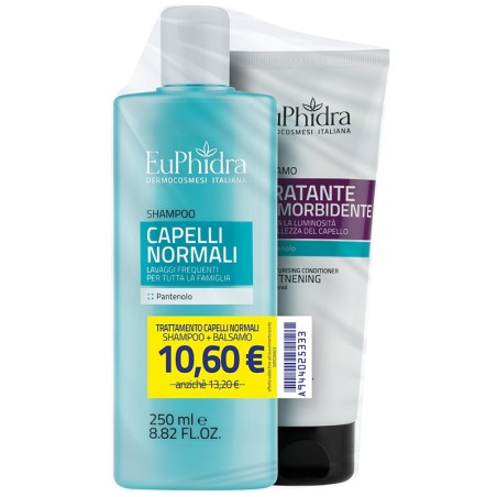 Euphidra Shampoo Capelli Normali 250 Ml + Balsamo Idratante 200 Ml
