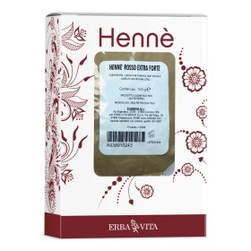 Henne Colorante Capelli Rosso Naturale Extra Forte