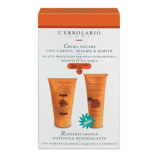 Kit Solare Crema Solare Spf30 125 Ml + Omaggio Rinfrescasole Doposole 100 Ml
