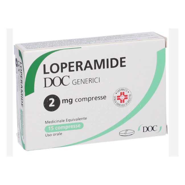 LOPERAMIDE DOC*15CPR 2MG