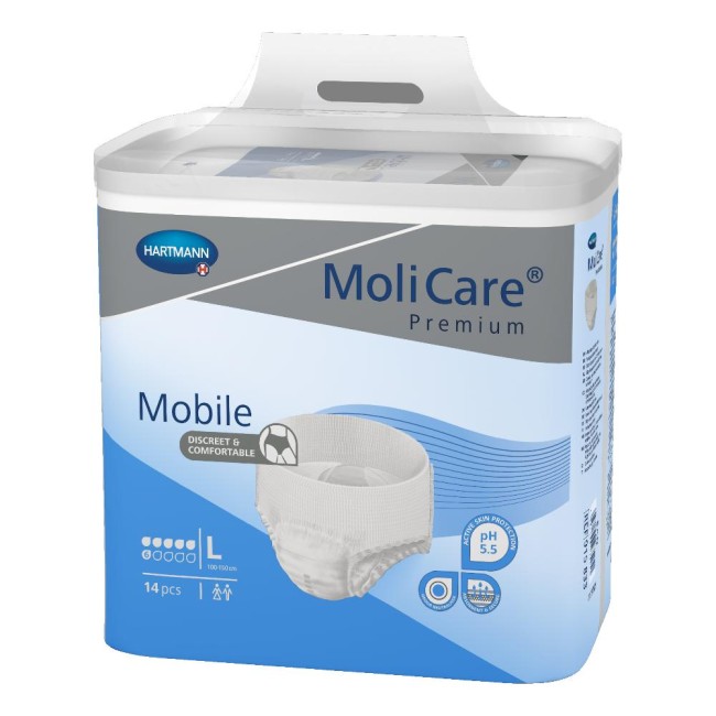 Pannolino Pull Up Giorno Molicare Mobile 6 Gocce L 14 Pezzi Con Iva Al 22%
