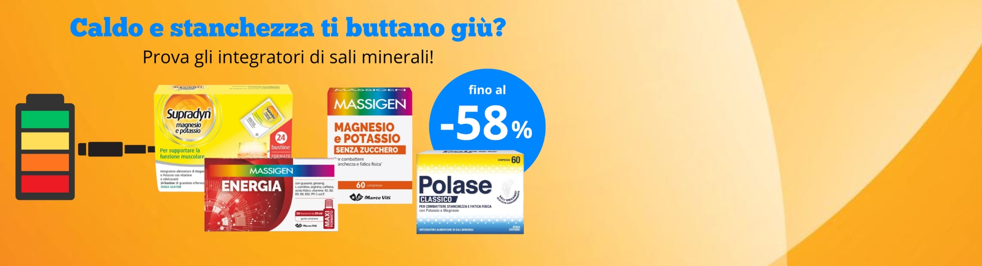 Combatti il caldo con gli integratori salini!