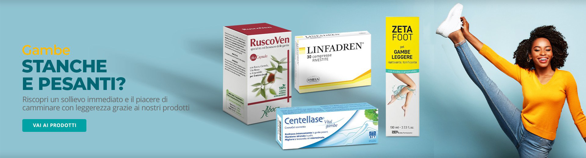 Gambe stanche e pesanti