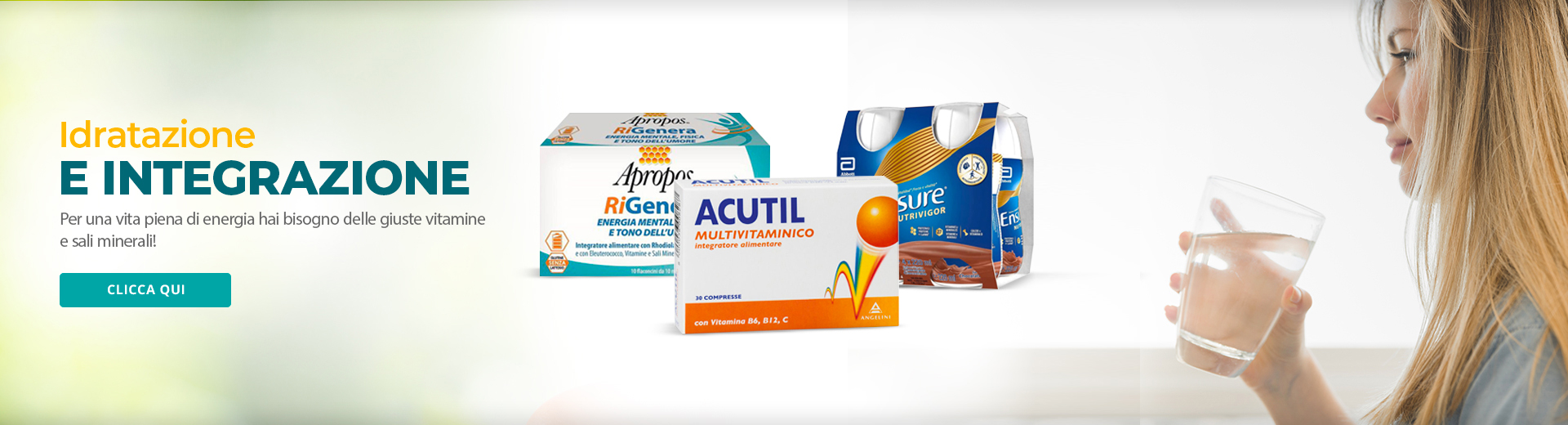 Idratazione e integrazione